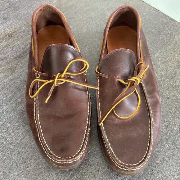 Sid Mashburn Camp Moccasin Dark Brown Leather - Picture 2 of 8